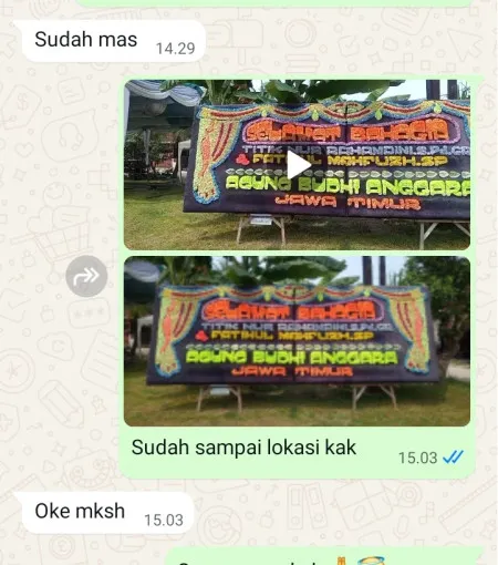 Pengiriman Papan Bunga Karangtumaritis Haurgeulis